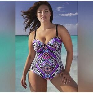 New Swimsuits For all Women’s 16 Boho Aztec Print one piece Playful Beach Cruise